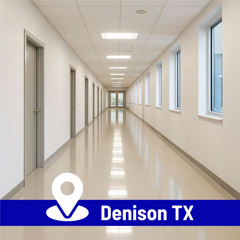 Commercial floor cleaning denison tx perfectly stripped and waxed flooring